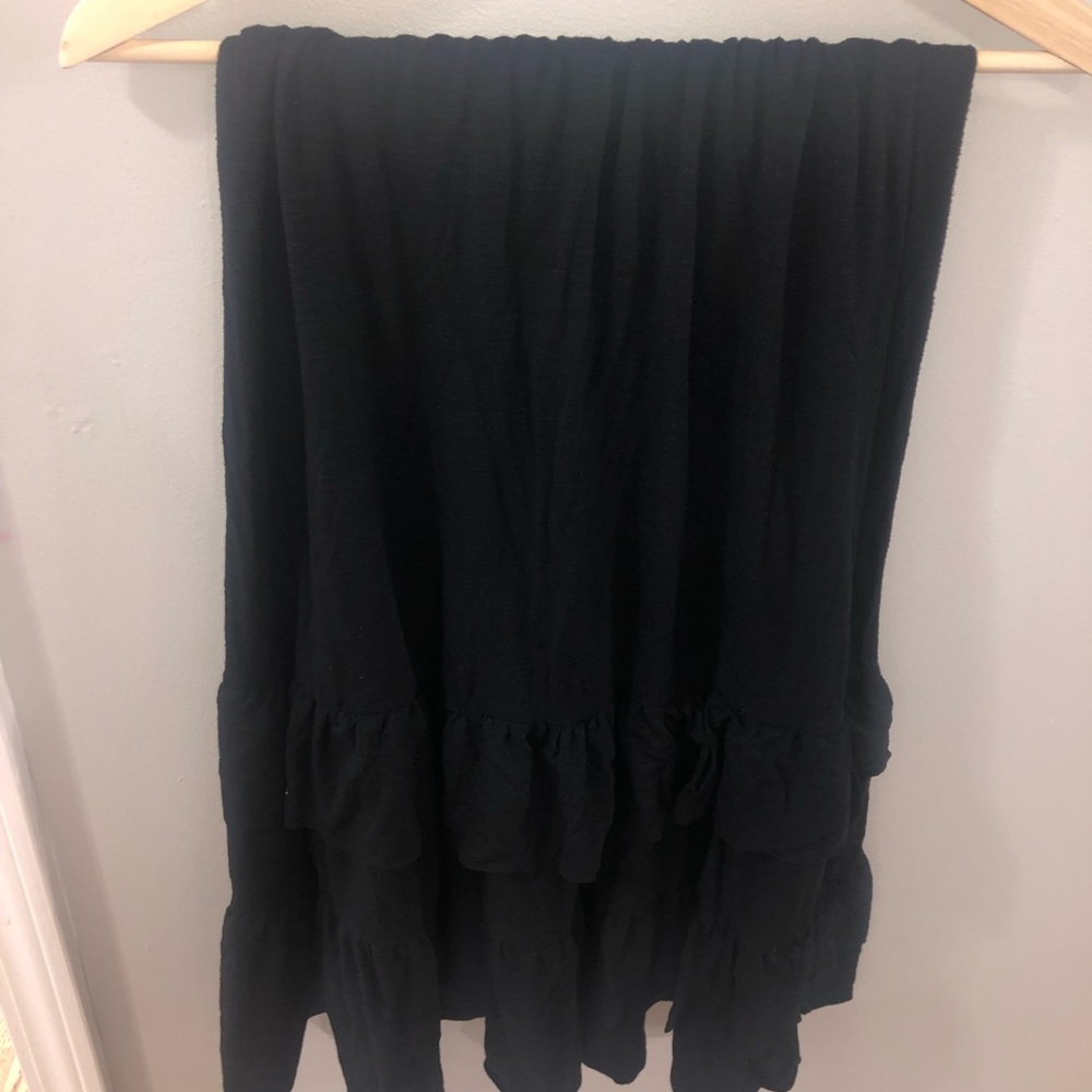 Girls ankle length black skirt